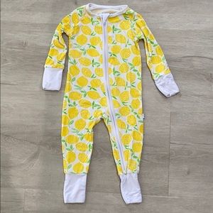 NEVER WORN! little sleepies lemon zippies